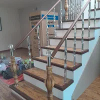 نرده استیل وحفاظ راه پله|خدمات پیشه و مهارت|کرج, سی متری صنعتکاران|دیوار