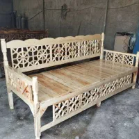 تولید مستقیم تخت سنتی سرویس خواب چوب تمام روس|تخت و سرویس خواب|تهران, علی‌آباد|دیوار