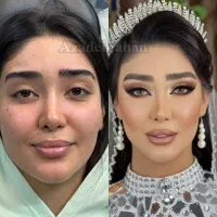 پکیج عروس(لنزرایگان) میکاپ آموزش میکاپ|خدمات آرایشگری و زیبایی|رشت, گلسار|دیوار