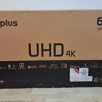 تلوزیون ۶۵ اینچ جی پلاس شکسته