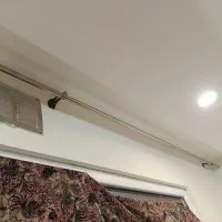 چوب پرده استیل نقره ای|پرده، رانر، رومیزی|مشهد, امیریه|دیوار