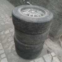 رینگ اسپورت سایز۱۵ برند اونکی به همراه لاستیک|قطعات یدکی و لوازم جانبی|ری, تقی آباد|دیوار