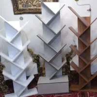 کتابخانه درختی کم جا MDFضدخش