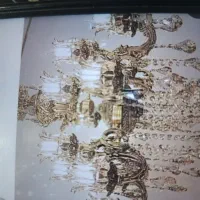 دوعدد لوستر برنز