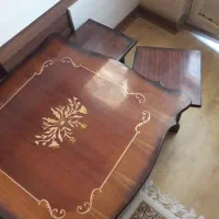 میز همراه با۴ عدد عسلی کوچک قابل استفاده|مبلمان خانگی و میز عسلی|قوچان, |دیوار