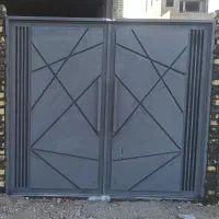 درب کیت کتی درب فرفورژه سقف و شیروانی درب ریلی|مصالح و تجهیزات ساختمان|خمینی‌شهر, |دیوار