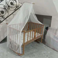 تخت 3 کاره کودک و نوزاد جنس چوب واقعی همراه تشک|تخت و صندلی بچه|آستارا, |دیوار