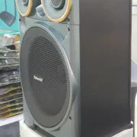 اکو همراه دو میکروفون بیسیم چوبی در حد نو|سیستم صوتی خانگی|اصفهان, فیض|دیوار