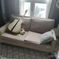 مبله دو نفره قهوای