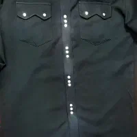 پیراهن مشکی سه دکمه|لباس|حبیب آباد, |دیوار