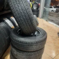 چهار حلقه رینگ و لاستیک ۱۴فابریک ایران‌خودرو