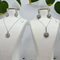 نیم ست نقره اصل ۹۲۵|جواهرات|قم, ارم|دیوار
