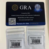 گوشواره نقره با سنگ MOISSANITE|جواهرات|تبریز, |دیوار