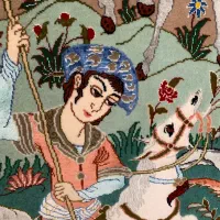 تابلو فرش ابریشم|تابلو فرش|اصفهان, کوی امیریه|دیوار