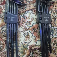 آچار آلن شش ضلعی و ستاره ای دو ست 9 عددی ژاپنی