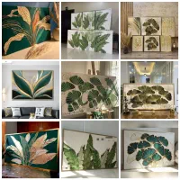 سفارش تابلو نقاشی دکوراتیو مدرن برجسته ورق طلا