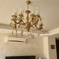 لوستر برنزی.برنجی. جفت سنگین بزرگ ۱۰شعله