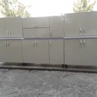 کابینت آشپزخانه فلزی طرح ام دی اف ۶متری نو|مصالح و تجهیزات ساختمان|شهریار, |دیوار