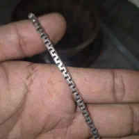 زنجیر نقره ونیزی سایز ۶۵ سانت