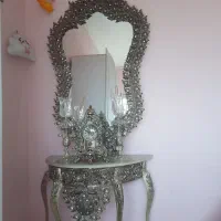 آینه شمعدان و ساعت