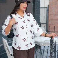 ست مانتو شلوار پاپیون