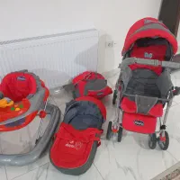 ست چهار تیکه وسایل کودک|کالسکه و لوازم جانبی|کرمانشاه, |دیوار