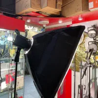 سافت باکس ویدئولایت حرفه ای300 وات با پایه و باکس|دوربین عکاسی و فیلمبرداری|تهران, بازار|دیوار