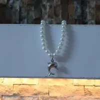 گردنبند مروارید دست‌ساز  ظریف، شیک و خاص|زیورآلات و اکسسوری|سمنان, |دیوار
