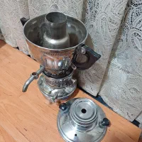 سماور نفتی قدیمی و سینی قدیمی شش قل|کلکسیون اشیاء عتیقه|تهران, ایران|دیوار