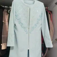 کت شلوار مجلسی سنگ دوزی شده سایز ۳۶ ۳۸