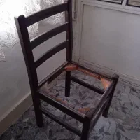 صندلی چوبی بدون کفه
