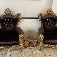 مبلمان سلطنتی ۹ نفره|مبلمان خانگی و میز عسلی|شهرکرد, |دیوار
