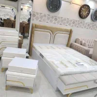 سرویس خواب دو نفره لاکچری MDF با ضمانت|تخت و سرویس خواب|چابهار, |دیوار