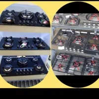 اجاق گاز صفحه ای استیل ۵شعله ولوم تخت مدل  j100