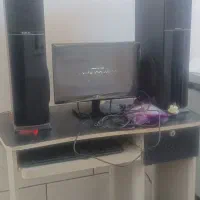 مانیتور. اسپیکر. میز کامپیوتر|قطعات و لوازم جانبی رایانه|داراب, |دیوار