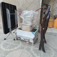 سلام یک عدد گاز دولگن دار  ویک میز دوصندلی تاشو|اجاق گاز و لوازم برقی پخت‌وپز|یاسوج, |دیوار