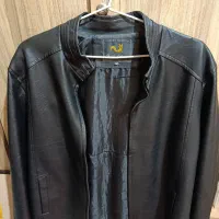 کاپشن چرم پاییزی XL