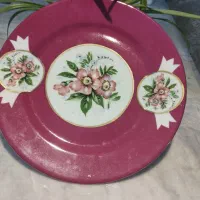 بشقاب دیوار کوب ویترینی و ست چای خوری ژاپنی