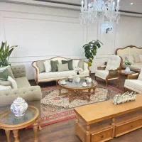 ۴۸مبل کویین چوب راش،تنهاکارخانه تولید کویین درجنوب|مبلمان خانگی و میز عسلی|دوگنبدان, |دیوار