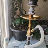 قلیان سیسمونی آکبند با ذغال سرخ کن