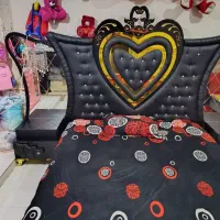 تخت دونفره طرح قلب چوبی|تخت و سرویس خواب|بندر ماهشهر, |دیوار