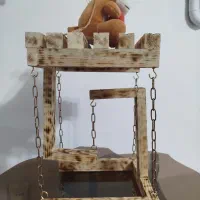 پایه دکوری چوبی دست‌ساز خاص|صنایع دستی و سایر لوازم تزئینی|نجف‌آباد, امام خمینی|دیوار