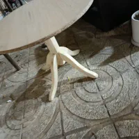 میز گرد کنار سالنی|مبلمان خانگی و میز عسلی|شاهینشهر, شهرک منازل چوبی|دیوار