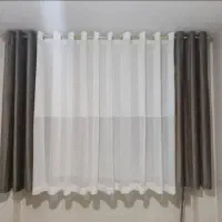 پرده سرای زمرد خانم کاظمی کنار کافینت شهریار سی۵|پرده، رانر، رومیزی|فولادشهر, C5|دیوار