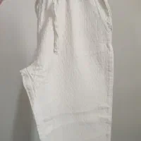 شلوار بگ لینن طرحدار زارا