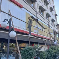 نقاشی ساختمان و رنگ امیزی تابلو های کامپوزیت