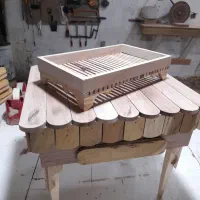 سینی چوبی.|صنایع دستی و سایر لوازم تزئینی|خمینیشهر, |دیوار