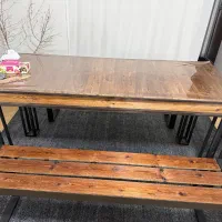 میز و نیمکت باغ