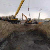 خاکبرداری و اجاره مینی بیل لاستیکی و زنجیری|خدمات حمل و نقل|تبریز, |دیوار