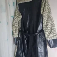 پالتو مانتوی مجلسی پلنگی چرم کاپشن مارک و برند|لباس|اصفهان, ملاصدرا|دیوار